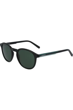 Lacoste Unisex L916S 001 Occhiali da sole Iniettato Verde Rotonda Normale Fotocromatiche