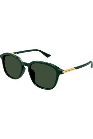 Bottega Veneta Uomo BV1262SA 003 Occhiali da sole Acetato Rotonda Normale
