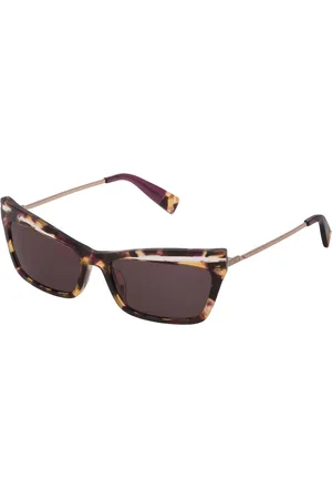 Furla Donna SFU348 0AEN Occhiali da sole Acetato Marrone Squadrata Normale