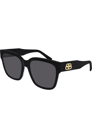 Balenciaga Donna BB0056S 001 Occhiali da sole Acetato Grigio Squadrata Normale