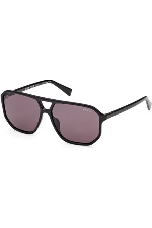 Guess Unisex GU8276 01A Occhiali da sole Iniettato Grigio Squadrata Normale