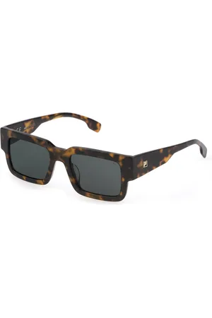 Fila Unisex SFI314V 0C10 Occhiali da sole Acetato Grigio Squadrata Normale