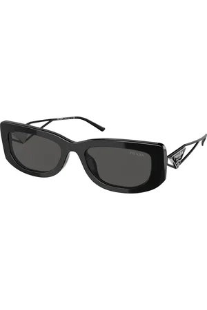 Prada Donna PR 14YS 1AB5S0 Occhiali da sole Acetato Grigio Squadrata Normale