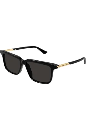 Bottega Veneta Uomo BV1261S 001 Occhiali da sole Acetato Grigio Squadrata Normale