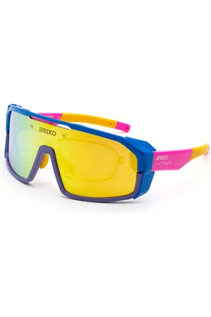 Briko Unisex A3G Load Modular Multicolour Rainbow Vintage AOP Occhiali da sole Plastica Multicolore Maschera