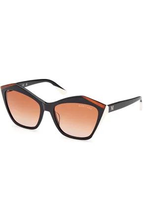 Guess Donna GM0832 05F Occhiali da sole Acetato Marrone Geometrica Normale