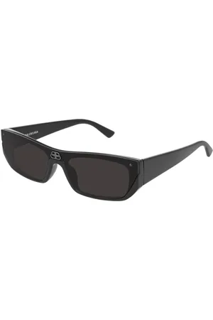 Balenciaga Unisex BB0080S 001 Occhiali da sole Iniettato Grigio Squadrata Normale