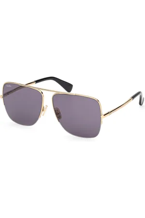 Max Mara Donna MM0121 30A Occhiali da sole Metallo Fumo Pilot Normale