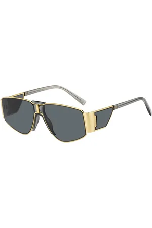Givenchy Donna GV 7166/S 2F7/IR Occhiali da sole Metallo Grigio Squadrata Normale