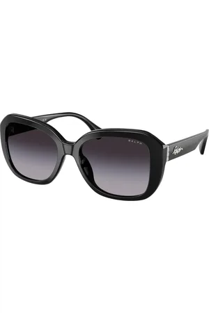 Ralph Lauren Donna RA5321U 50018G Occhiali da sole Acetato Grigio Squadrata Normale Sfumato