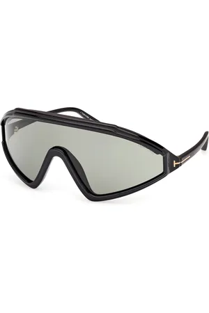 Tom Ford Uomo FT1121 LORNA 05A Occhiali da sole Iniettato Grigio Maschera Normale