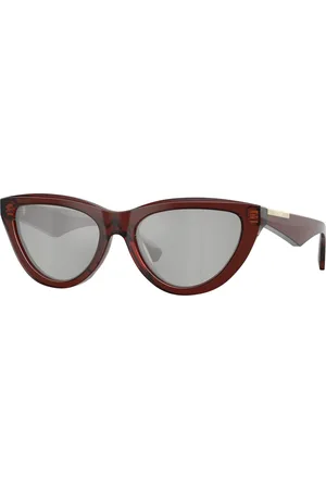 Burberry Donna BE4436U 41448V Occhiali da sole Acetato Argento Cat Eye Specchiate