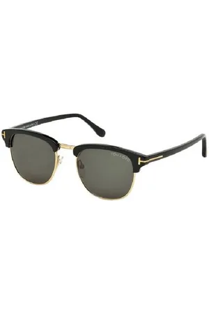 Tom Ford Uomo FT0248 HENRY 05N Occhiali da sole Acetato Verde Squadrata Normale