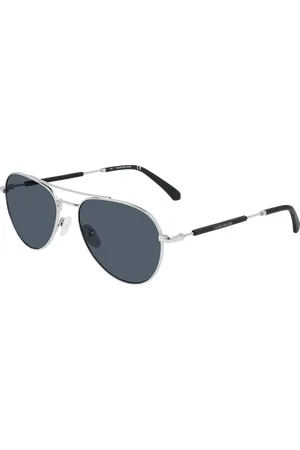Calvin Klein Unisex CKJ20109S 045 Occhiali da sole Metallo Grigio Pilot Normale Fotocromatiche