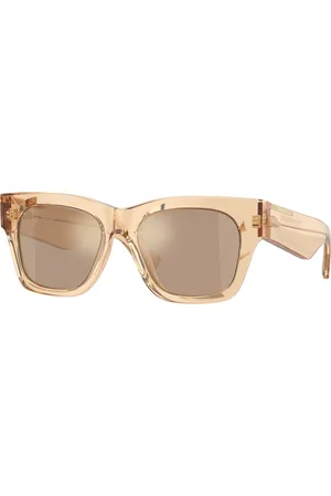 Burberry Donna BE4424 40635A Occhiali da sole Acetato Squadrata Normale Specchiato