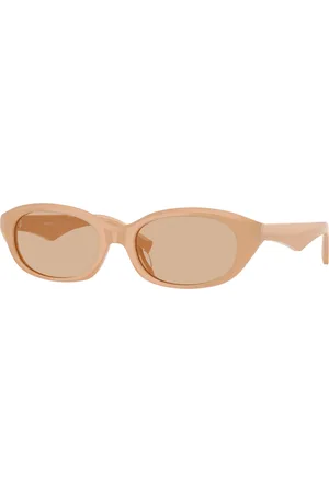 Burberry Donna BE4447D 415073 Occhiali da sole Acetato Marrone Rotonda Normale