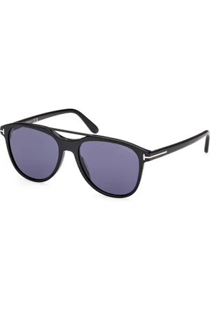 Tom Ford Uomo FT1098 DAMIAN-02 01V Occhiali da sole Acetato Blu Pilot Normale