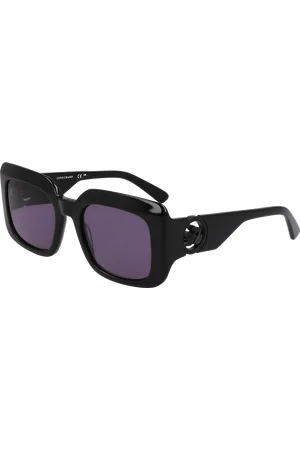 Longchamp Donna LO753S 001 Occhiali da sole Acetato Squadrata Normale Normale