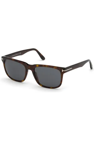 Tom Ford Uomo FT0775 STEPHENSON 52A Occhiali da sole Acetato Fumo Squadrata Normale