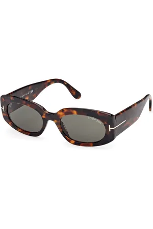 Tom Ford Donna FT1187 CIELLE 52N Occhiali da sole Acetato Rotonda Normale