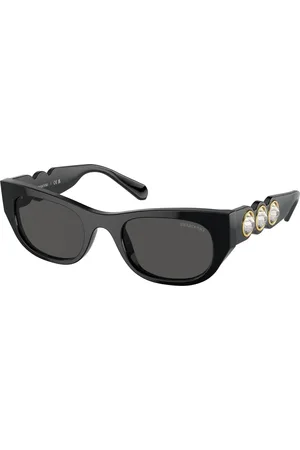 Swarovski Donna SK6022 100187 Occhiali da sole Acetato Grigio Pillow Normale