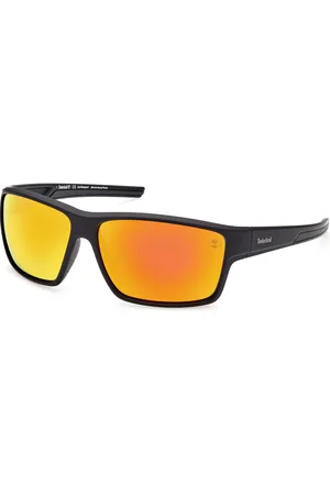 Timberland Uomo TB9277 02D Occhiali da sole Plastica Grigio Squadrata Polarizzata