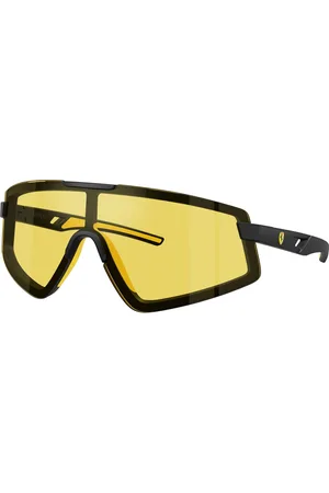 FERRARI Uomo FZ6009U 504/V9 Occhiali da sole Iniettato Giallo Geometrica Normale