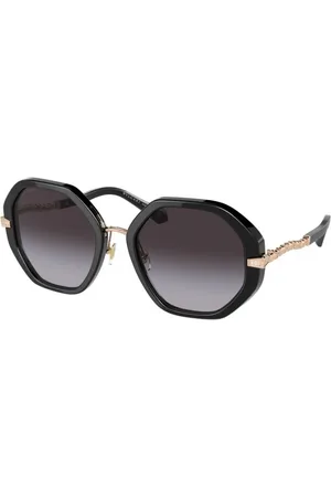 Bvlgari Donna BV8242B 501/8G Occhiali da sole outlet Plastica Grigio Geometrica Normale Sfumato