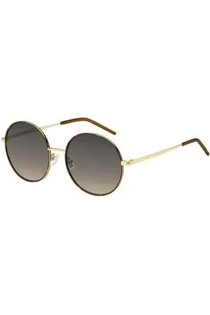HUGO BOSS Donna BOSS 1593/S 06J/PR Occhiali da sole Metallo Grigio Rotonda Sfumato
