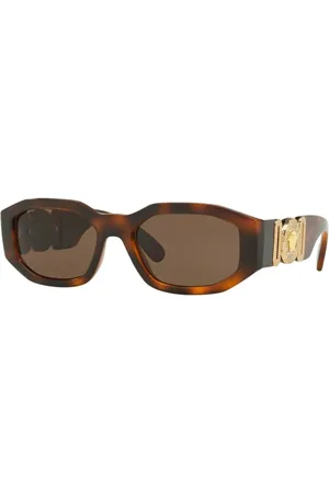 VERSACE Unisex VE4361 521773 Occhiali da sole Nylon Marrone Geometrica Normale