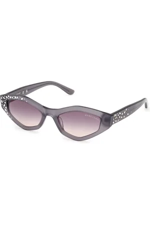 Guess Donna GM00017 20B Occhiali da sole Acetato Fumo Geometrica Normale