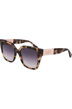 Longchamp Donna LO754SL 230 Occhiali da sole Acetato Farfalla Normale Normale