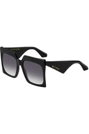 Etro Donna 0002/S 807/9O Occhiali da sole Acetato Grigio Squadrata Normale Sfumato