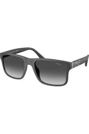 Ralph Lauren Uomo PH4195U 55898G Occhiali da sole Iniettato Geometrica Normale Sfumato