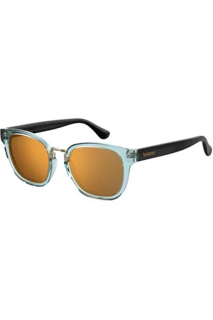 Havaianas Unisex GUAECA MVU/VP Occhiali da sole Plastica Arancione Squadrata Specchiato