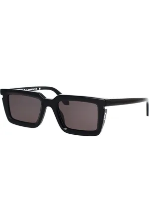 OFF-WHITE Unisex OERI113 Tucson 1007 black Occhiali da sole Acetato Grigio Squadrata Normale