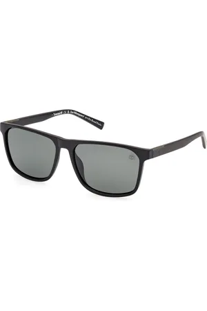 Timberland Uomo TB9312 02R Occhiali da sole Iniettato Verde Squadrata Polarizzata