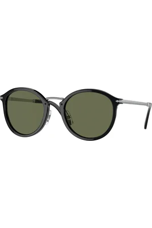 Persol Unisex PO3309S 95/58 Occhiali da sole Acetato Verde Rotonda Polarizzata