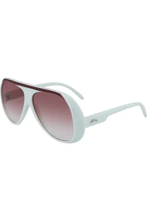 Longchamp Donna LO664S 43468 419 Occhiali da sole Plastica Rosso Pilot Normale Sfumato