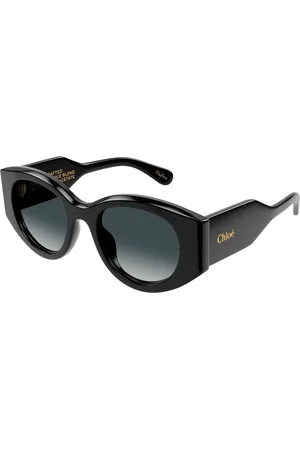 Chloé Donna CH0251S 001 Occhiali da sole Acetato Grigio Rotonda
