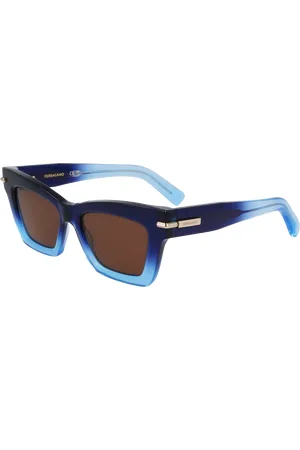 Salvatore Ferragamo Donna SF2031S 415 Occhiali da sole Acetato Squadrata Normale