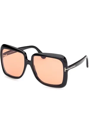Tom Ford Donna FT1156 LORELAI 01E Occhiali da sole Acetato Marrone Squadrata Fotocromatiche