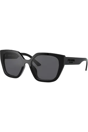 Prada Donna PR 24XS 1AB5Z1 Occhiali da sole Acetato Grigio Squadrata Polarizzata
