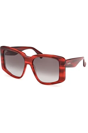 Max Mara Donna MM0098 GLIMPSE6 66B Occhiali da sole Acetato Fumo Rotonda Normale
