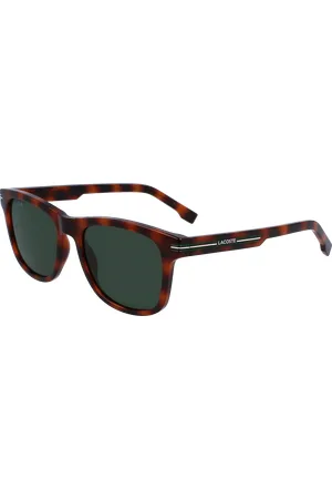 Lacoste Uomo L995S 214 Occhiali da sole Bio-iniettato Verde Squadrata Normale Normale
