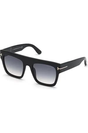 Tom Ford Donna FT0847 RENEE 01B Occhiali da sole Acetato Grigio Squadrata Normale Sfumato