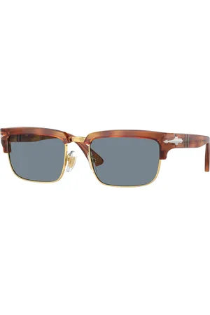 Persol Unisex PO3354S 96/56 Occhiali da sole Acetato Blu Squadrata Normale Antiriflesso
