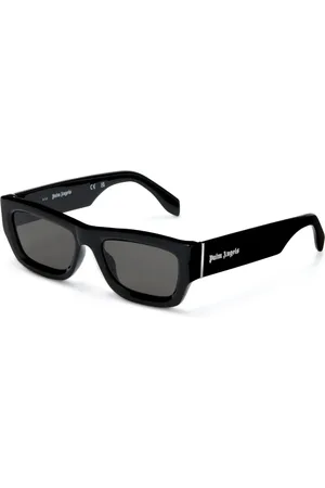 Palm Angels Unisex PERI048 Auberry 1007 black Occhiali da sole Acetato Grigio Squadrata Normale