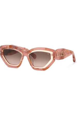 Philipp Plein SPP099M PLEIN SUPREME STAR 06Z8 Occhiali da sole Marrone Sfumato