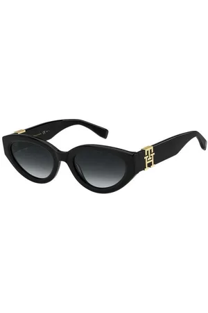 Tommy Hilfiger Donna TH 1957/S 807/9O Occhiali da sole Acetato Grigio Cat Eye Sfumato